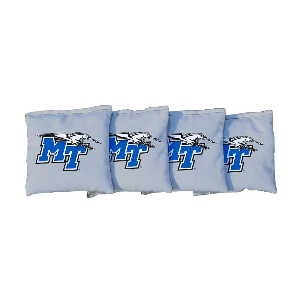Middle Tennessee State University Blue Raiders Gray Cornhole Bags