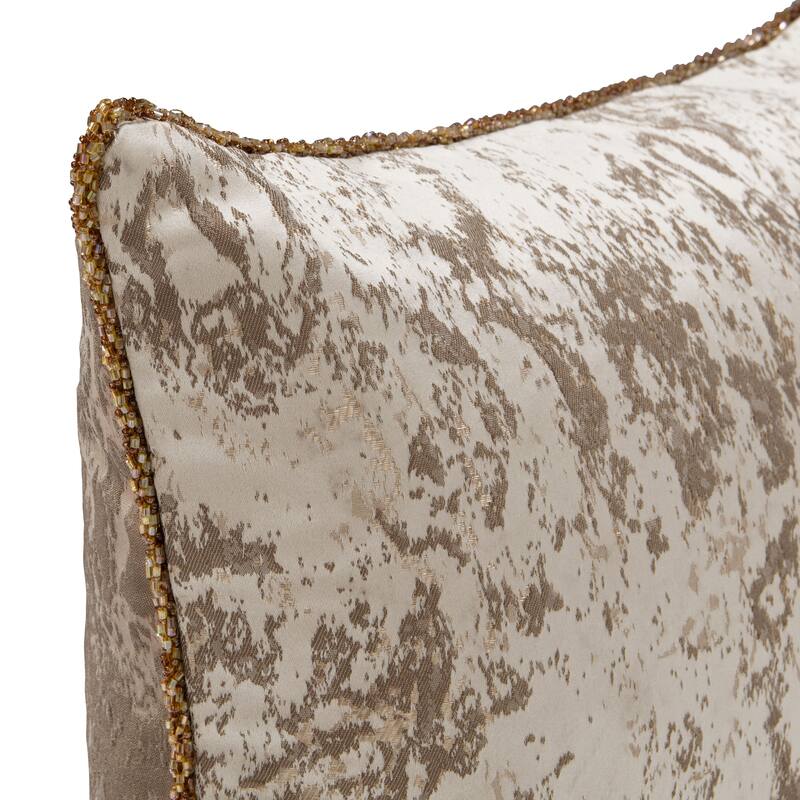 Villa by Classic Home Mica Woven Fabric Throw Pillow