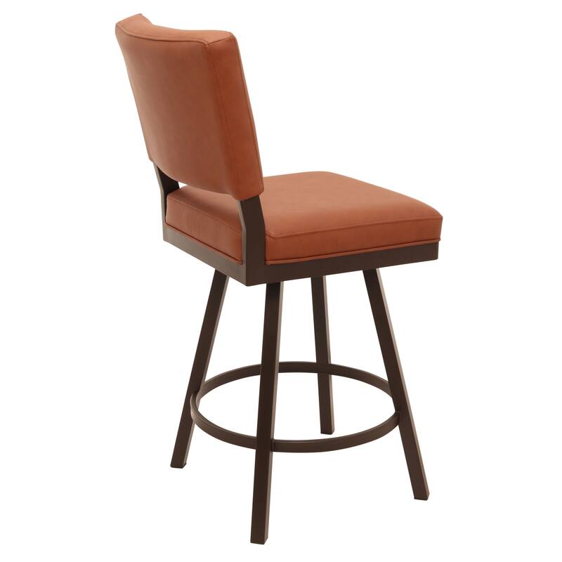 Tempo Furniture Emerson Swivel 26" Counterstool w/ Fully Welded Metal Frame (Commercial Grade) by Furnish Theory (Var. Colors)
