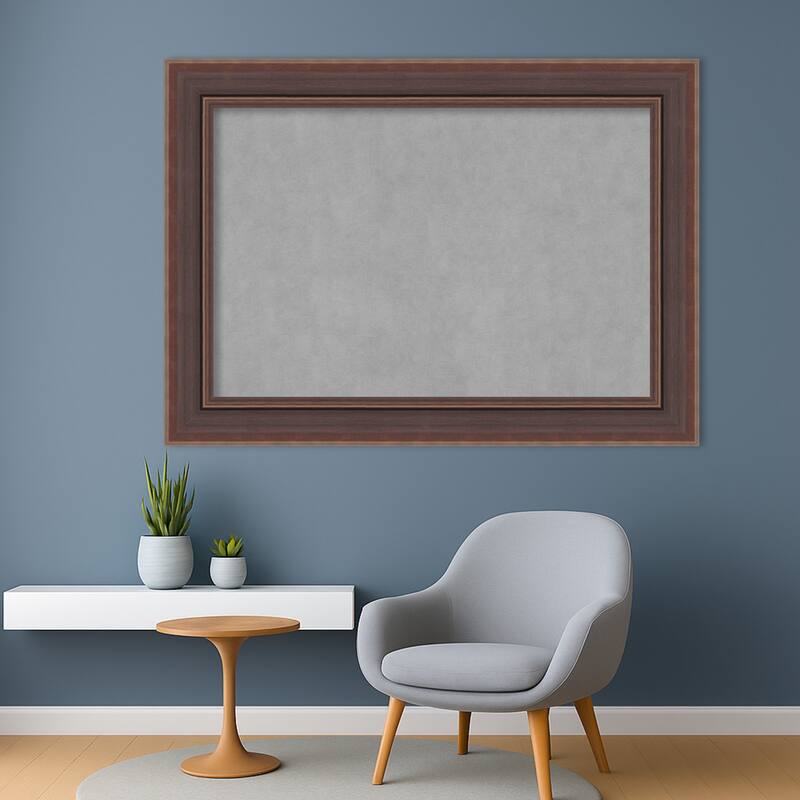 Amanti Art Moab Brown Bronze Framed Magnetic Board