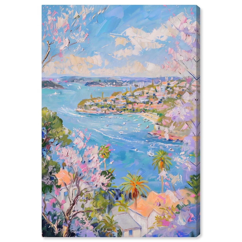 Hillside Harbor View I Canvas by Art Remedy, Gallery Wrapped