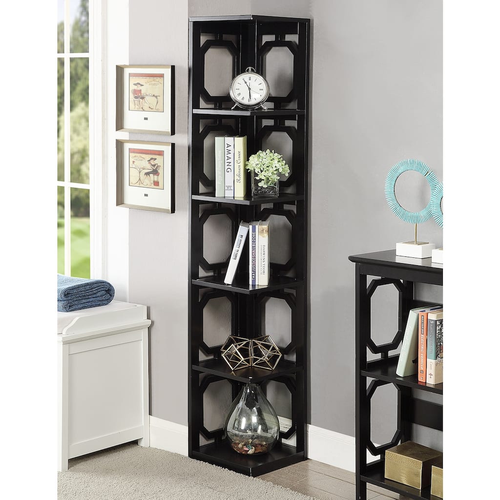 Bookcase - Spacious Shelving Unit for Books & Decor - Durable Engineered Wood Living Room Display
