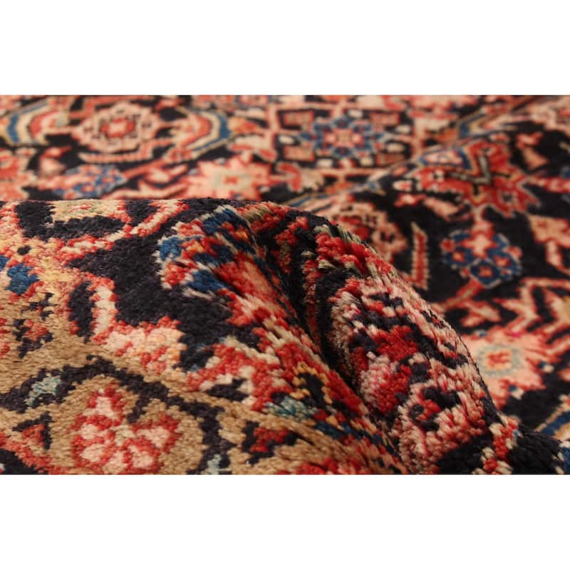 ECARPETGALLERY Hand-knotted Andelz Navy Wool Rug - 4'4 x 6'11