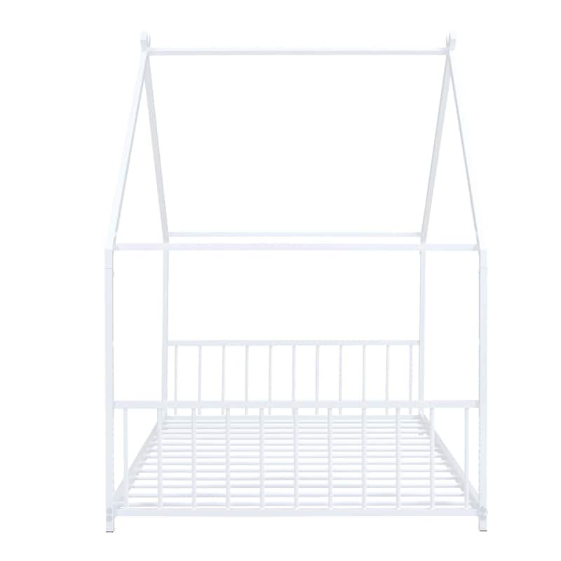 Metal House Bed for Bedroom