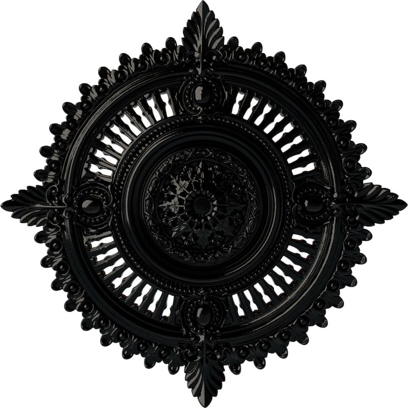 29 1/8"OD x 1 1/4"ID x 4"P Haylynn Ceiling Medallion