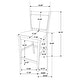 preview thumbnail 16 of 14, Jaden 5-piece Square Counter Height Dining Set Espresso