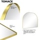 preview thumbnail 20 of 31, TEHOME Dezerae Large Arch Mirror for Mantel, 40'' W x 32'' H