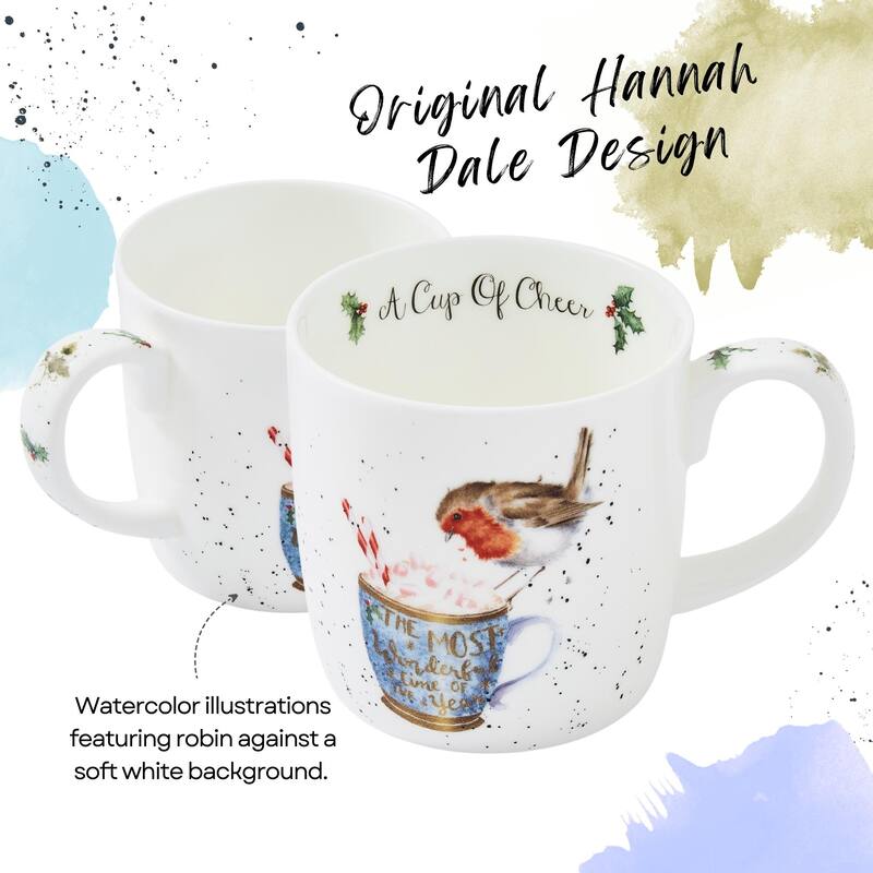 Royal Worcester Holiday Wrendale Designs 14 oz Mug