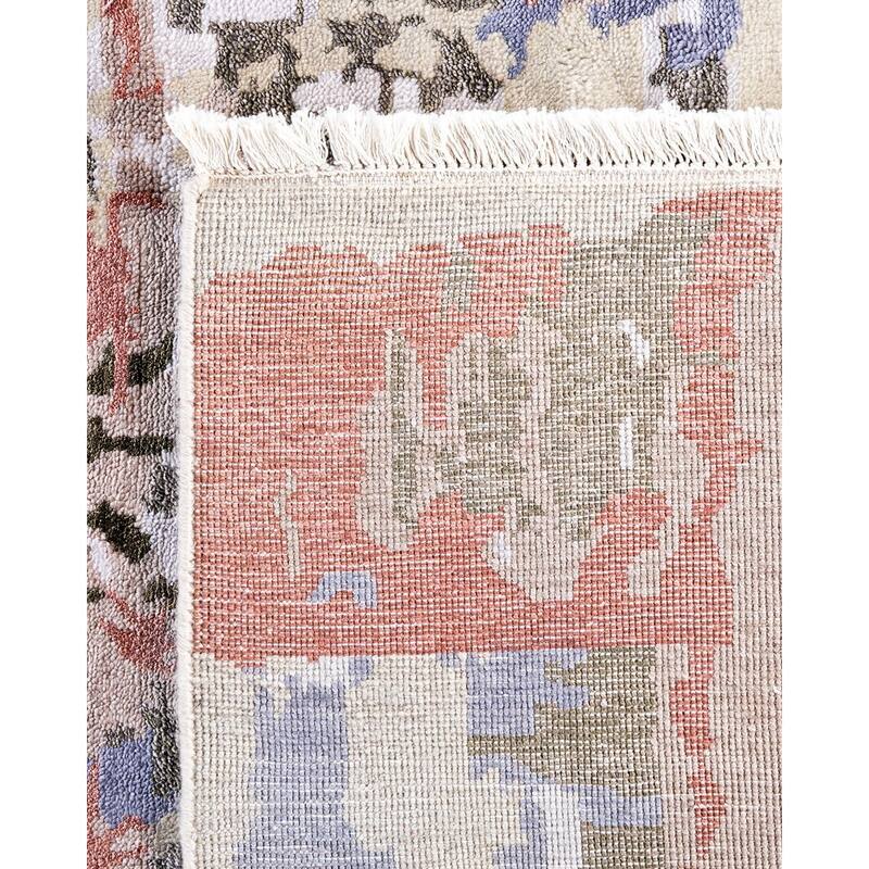 Ikat One-of-a-Kind Hand-Knotted Area Rug, Brown - 8' 2" x 10' 3"