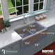 preview thumbnail 28 of 66, Karran Farmhouse Apron Front Quartz Double Bowl Kitchen Sink Kit