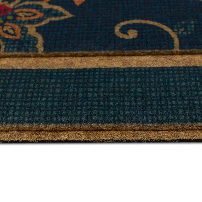 Mohawk Home Cozy Jacobean Slate 2' X 3' Door Mat