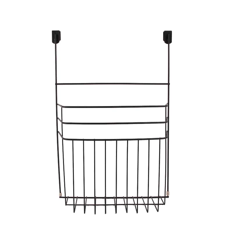 Kenney Inside the Cabinet Waste Basket Caddy - Black