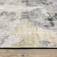 preview thumbnail 12 of 15, Vista Home Marissa Washable Abstract Grey/ Blue Indoor Area Rug
