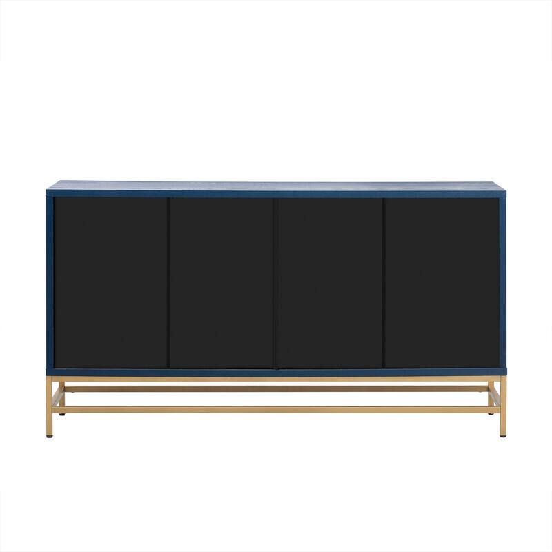 Nestfair Retro-Style Sideboard with Adjustable Shelves