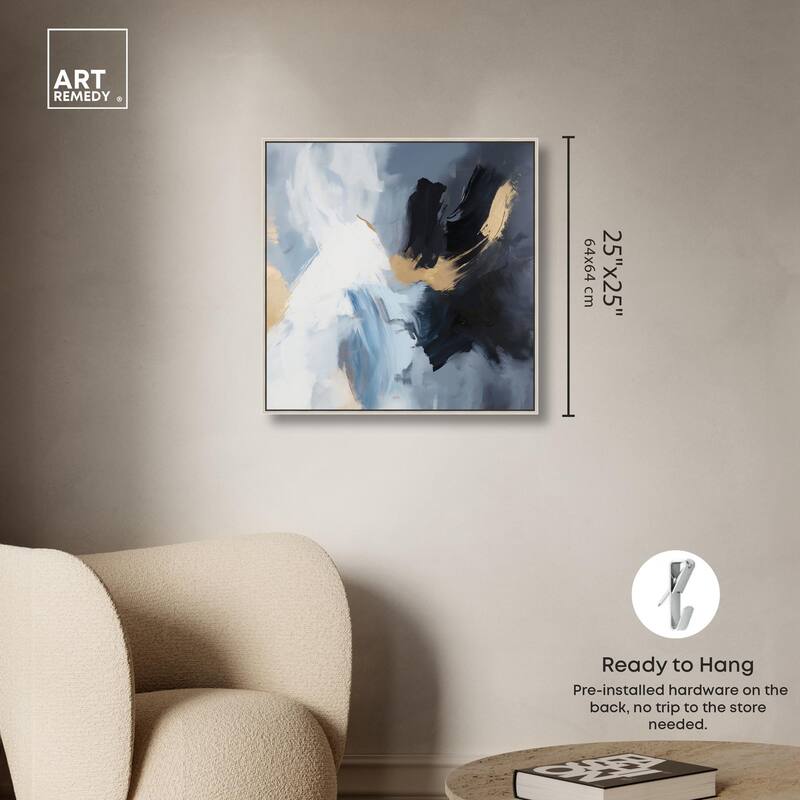 Turbulence I Canvas by Art Remedy