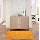 preview thumbnail 54 of 183, Nourison Essentials Solid Contemporary Indoor/ Outdoor Area Rug 3' x 5' - Sunburst
