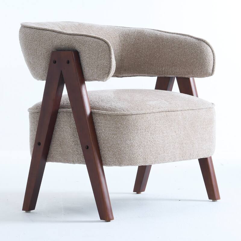 Modern Accent Chair, Armchair with 8.7" Thick Seat Cushion for Living Room