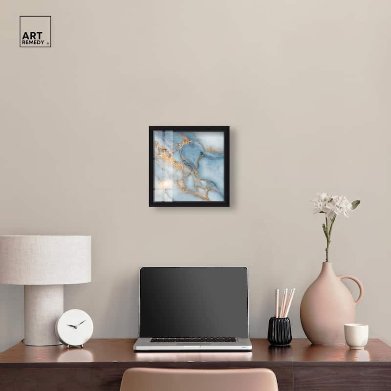Azure Veins Shadowbox by Art Remedy