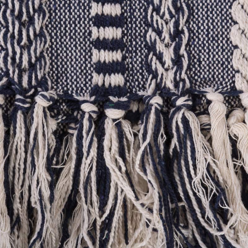 DII Braided Stripe Decorative Throw