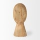 preview thumbnail 15 of 18, Ivan Large Wooden Head Sculpture