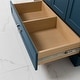 preview thumbnail 15 of 62, Spring Mill Cabinets Emlyn 36.5" Bathroom Vanity With Shelves, Drawer, and White Sink Top