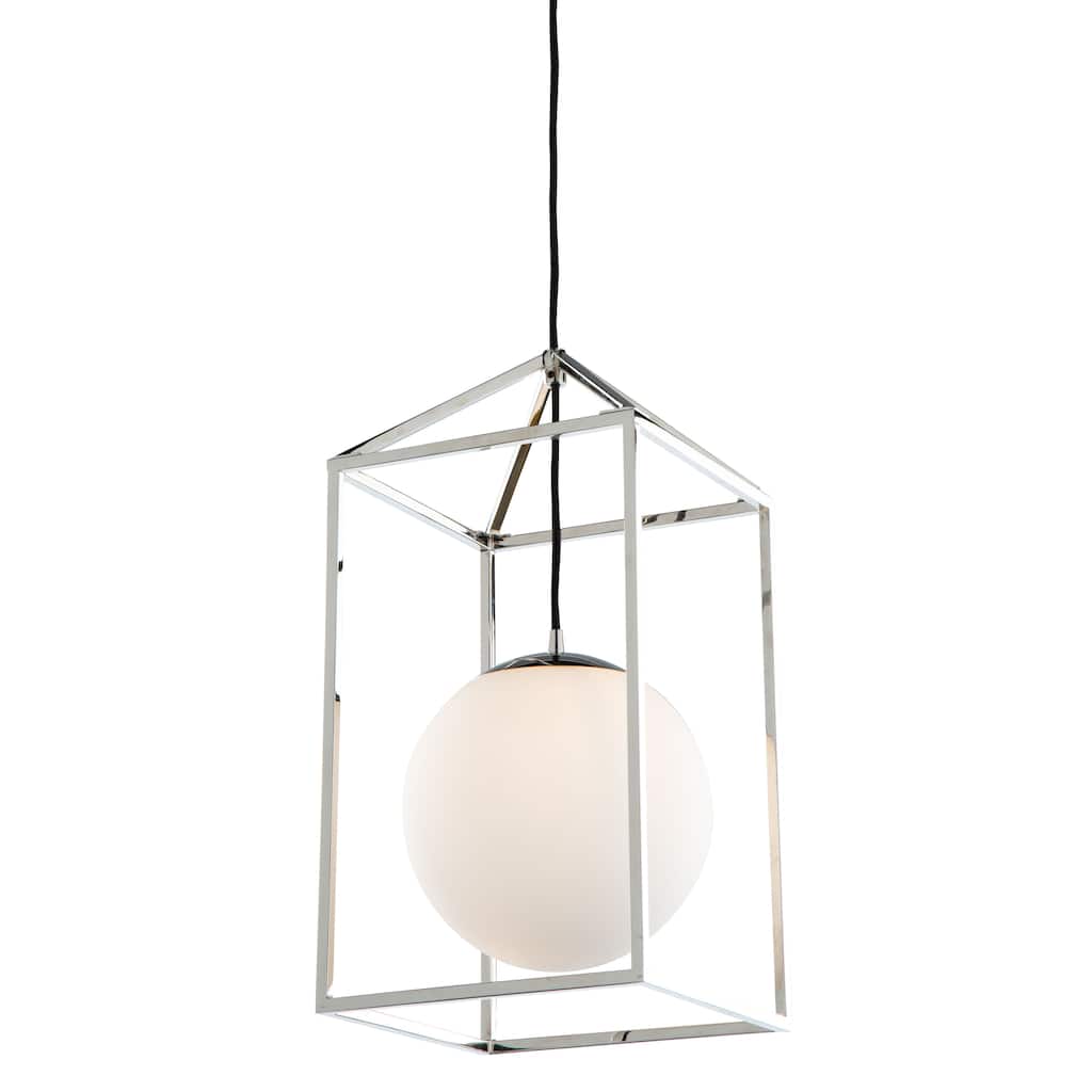 Eclipse 1 Light Pendant - Polished Nickel