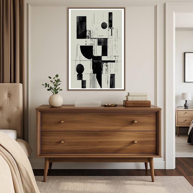 Interconnected No. 1 by Cartissi (23 x 33 in.), Framed Canvas Wall Art Print