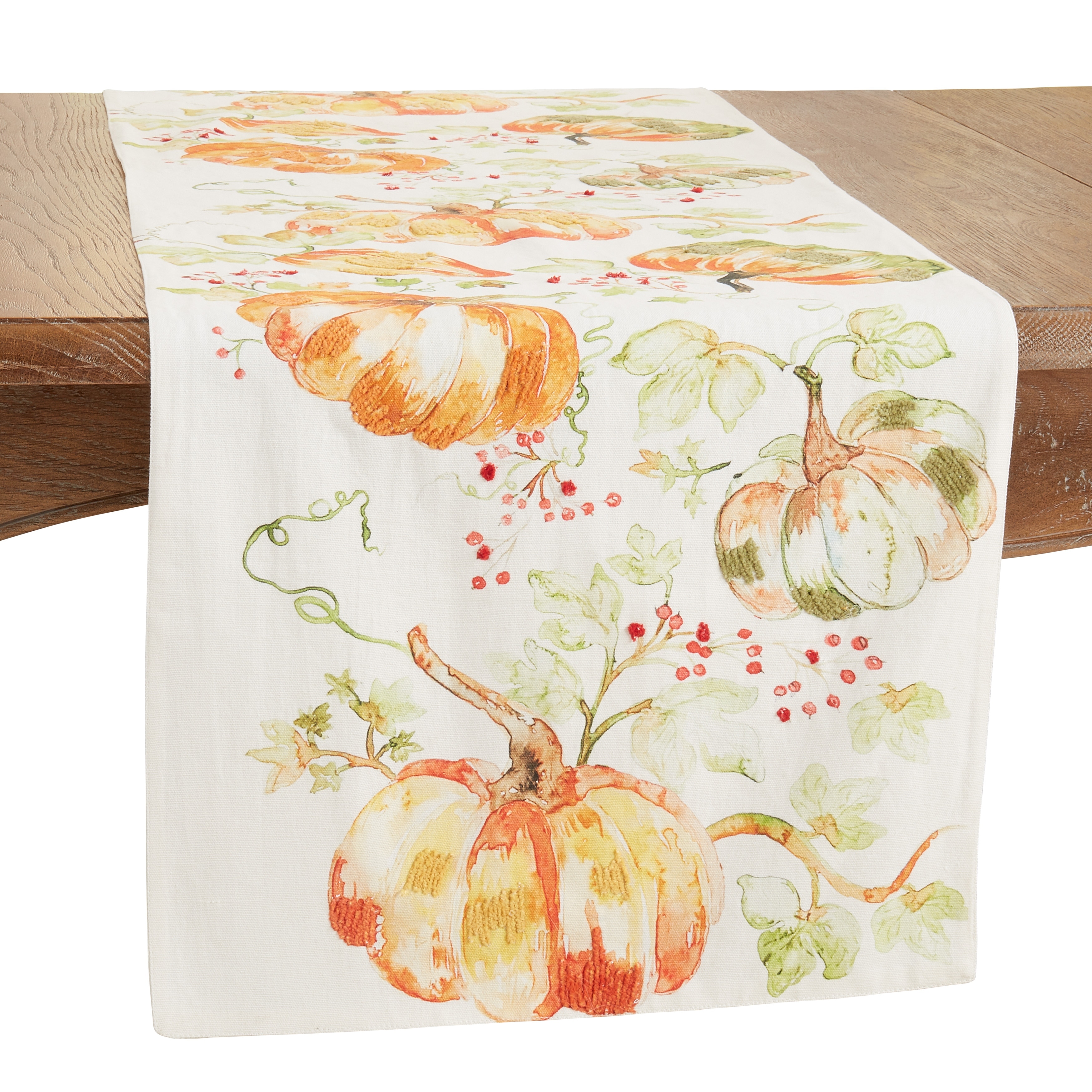 Pumpkin Design Table Runner - 16"x72"