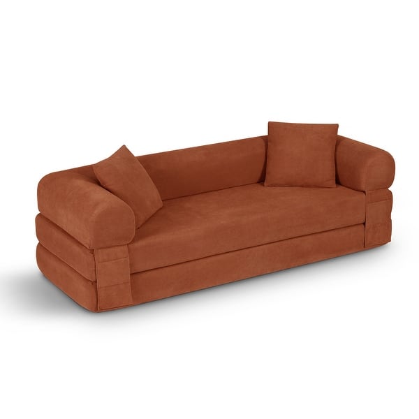3-in-1 Convertible Couch Bed Boneless Futon Sofa with Corduroy Fabric, No Assembly Required, Floor Sofa - Bed Bath & Beyond
