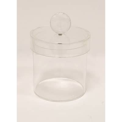 Acrylic Canister with Clear Ball Knob (3 sizes)
