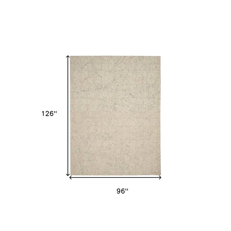 Power Loomed Geometric Modern Soft Area Rug - 126' X '96' X '0.5