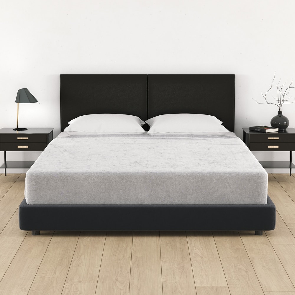 Jaxx Panelist Modern Padded Headboard in Premuim Vegan Leather - Set of 2 Wall Mounted Panels