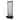 Alpine Corporation MLT170L 72" Waterfall Fountain with LED Light Cascading Textured Glass & Aluminum Floor Design, Indoor, Black