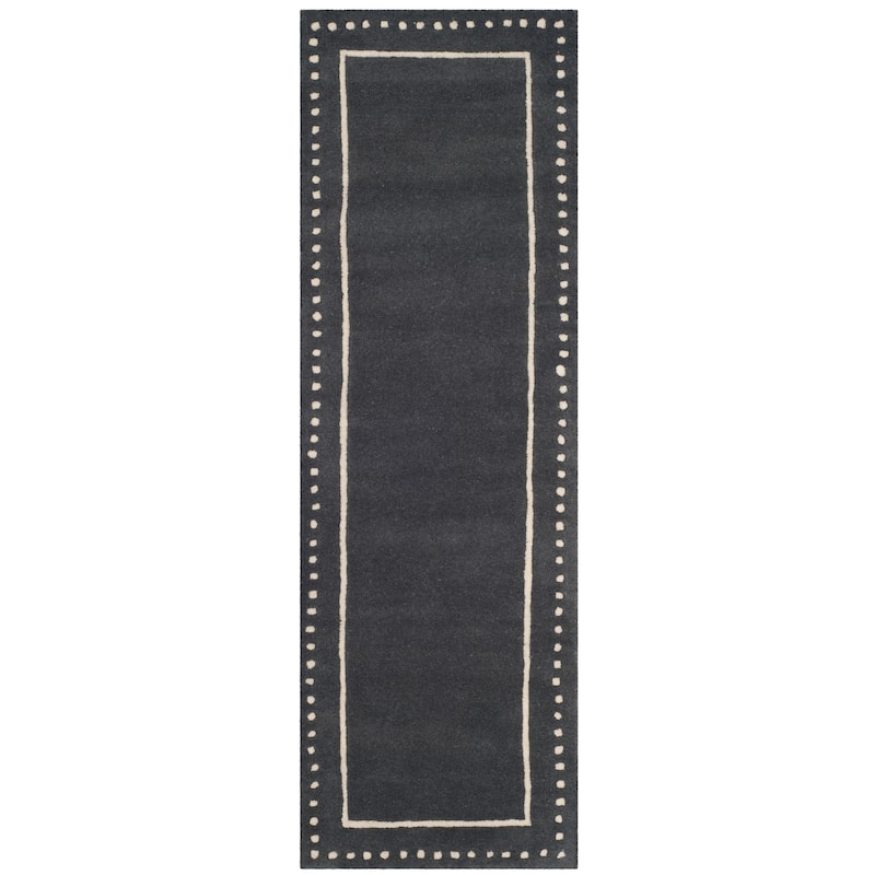 SAFAVIEH Handmade Bella Alverta Dotted Border Wool Rug