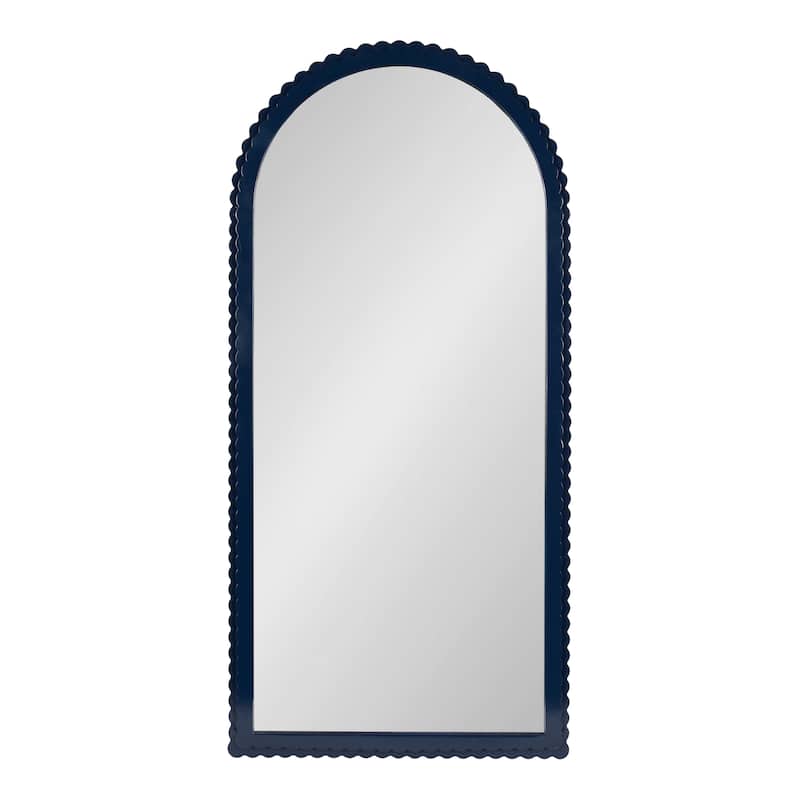 Kate and Laurel Scallia Wooden Arch Mirror