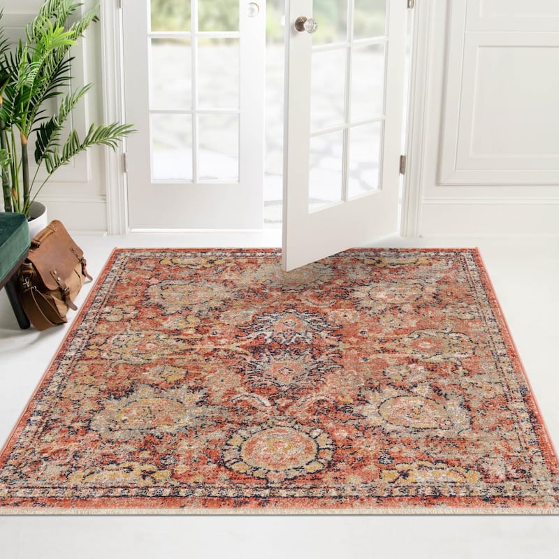Traditional Nixa Collection Area Rug