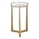 preview thumbnail 4 of 4, Uttermost Midas Antique Gold Accent Table