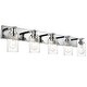 preview thumbnail 20 of 27, Modern Vanity Light with Seeded Glass Shade