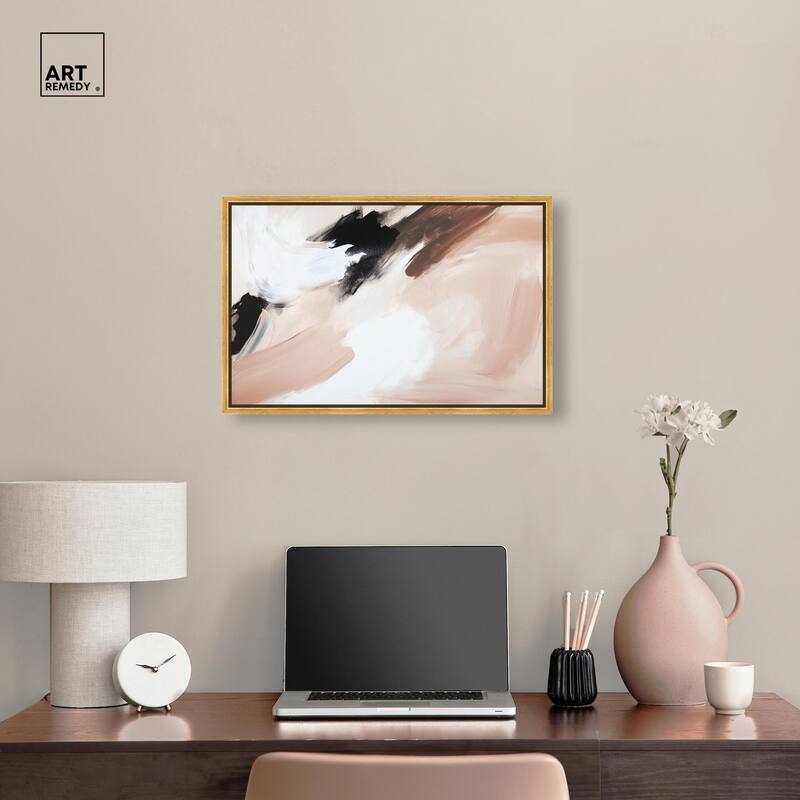 Swirls of Cream II Canvas by Art Remedy