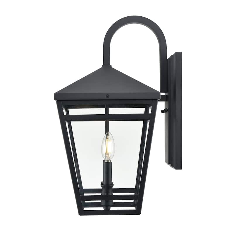 Seager Outdoor Wall Sconce Textured Black - Textured Black
