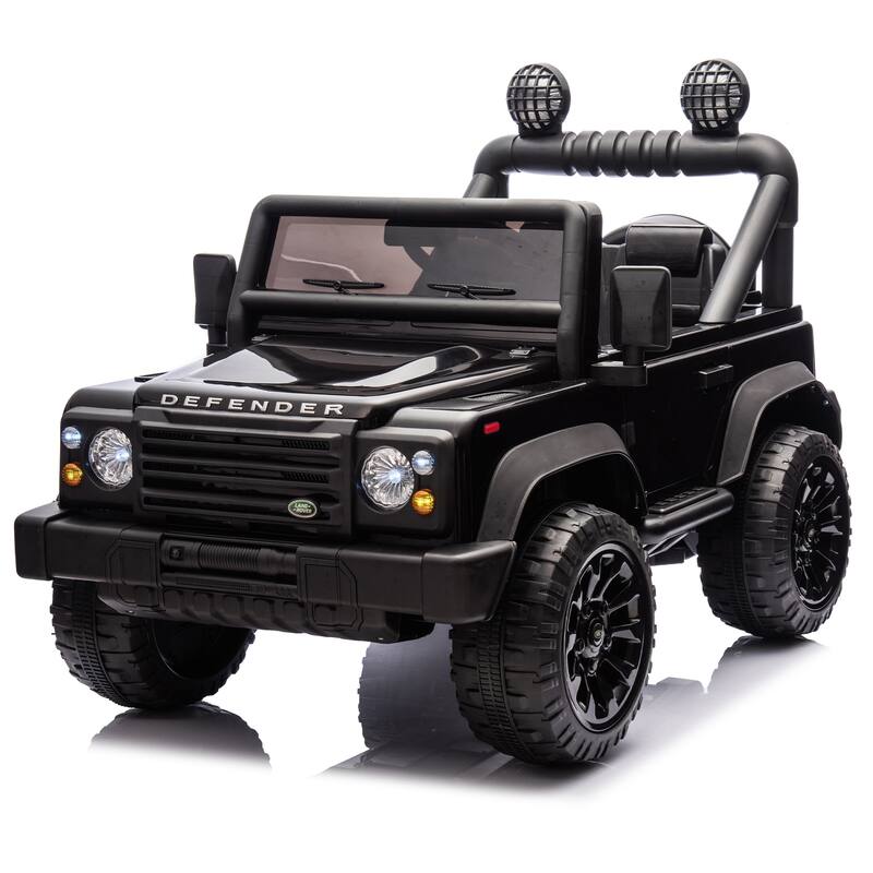 24V Licensed Land Rover Defender Ride On Car for Kids, Remote Control, Four-Wheel Suspension, Music, LED Lights