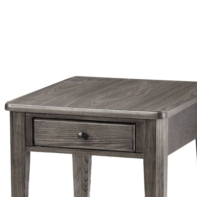 Chromcraft Peter Revington End Table in Gray Finish