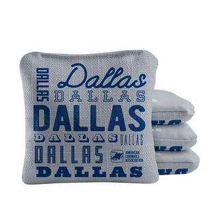 Dallas Football Gray Dual Sided Cornhole Bags