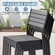 preview thumbnail 27 of 27, 11-piece Outdoor Patio Aluminum Rectangle Dining Set with Umbrella Hole