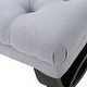 preview thumbnail 50 of 63, Scarlette Tufted Fabric Ottoman Bench by Christopher Knight Home - 41.00" L x 17.25" W x 16.75" H
