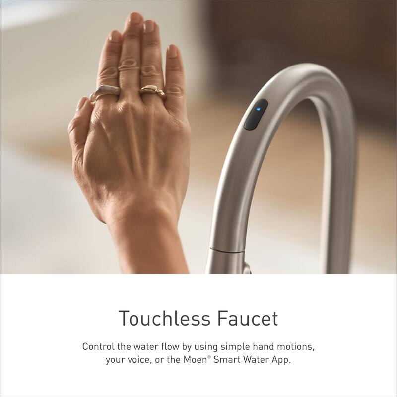 Moen Belfield 1.5 GPM High-Arc Single Handle Kitchen Faucet with