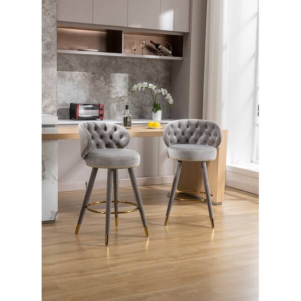 HOMEFUN Counter Height Bar Stools Set of for Kitchen Counter