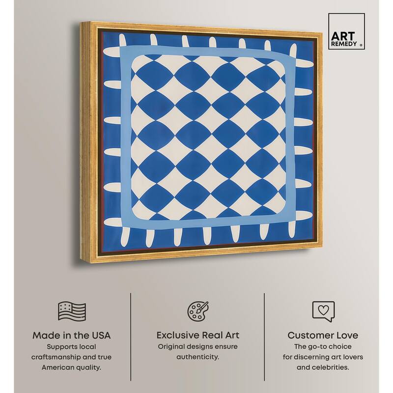 Framed in Color Canvas by Art Remedy