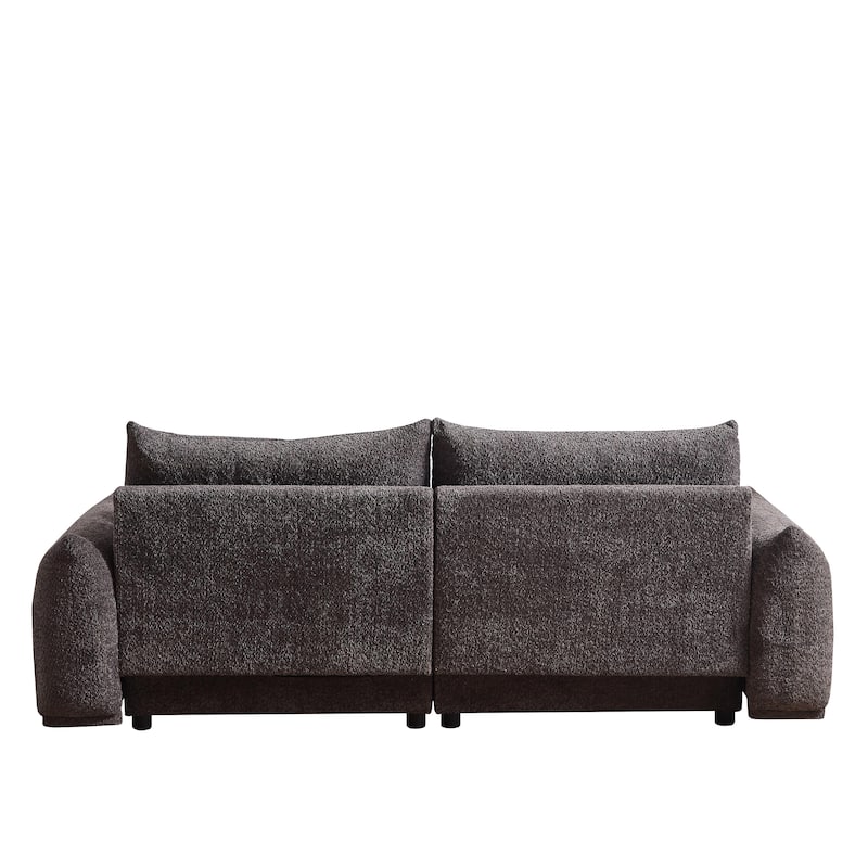Lamb's wool 2-seater sofa