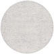 preview thumbnail 50 of 54, SAFAVIEH Handmade Ebony Tram Modern Wool Rug 6' Round - Grey/Ivory - Round